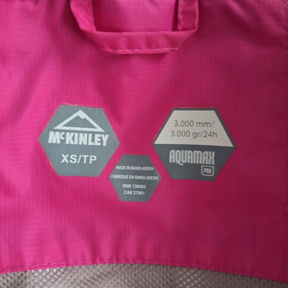 McKinley Pink Alliston Aquamax Hooded Jacket - Picture 4 of 11
